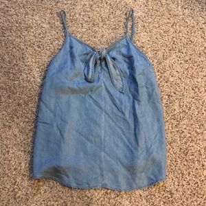 Denim tank top